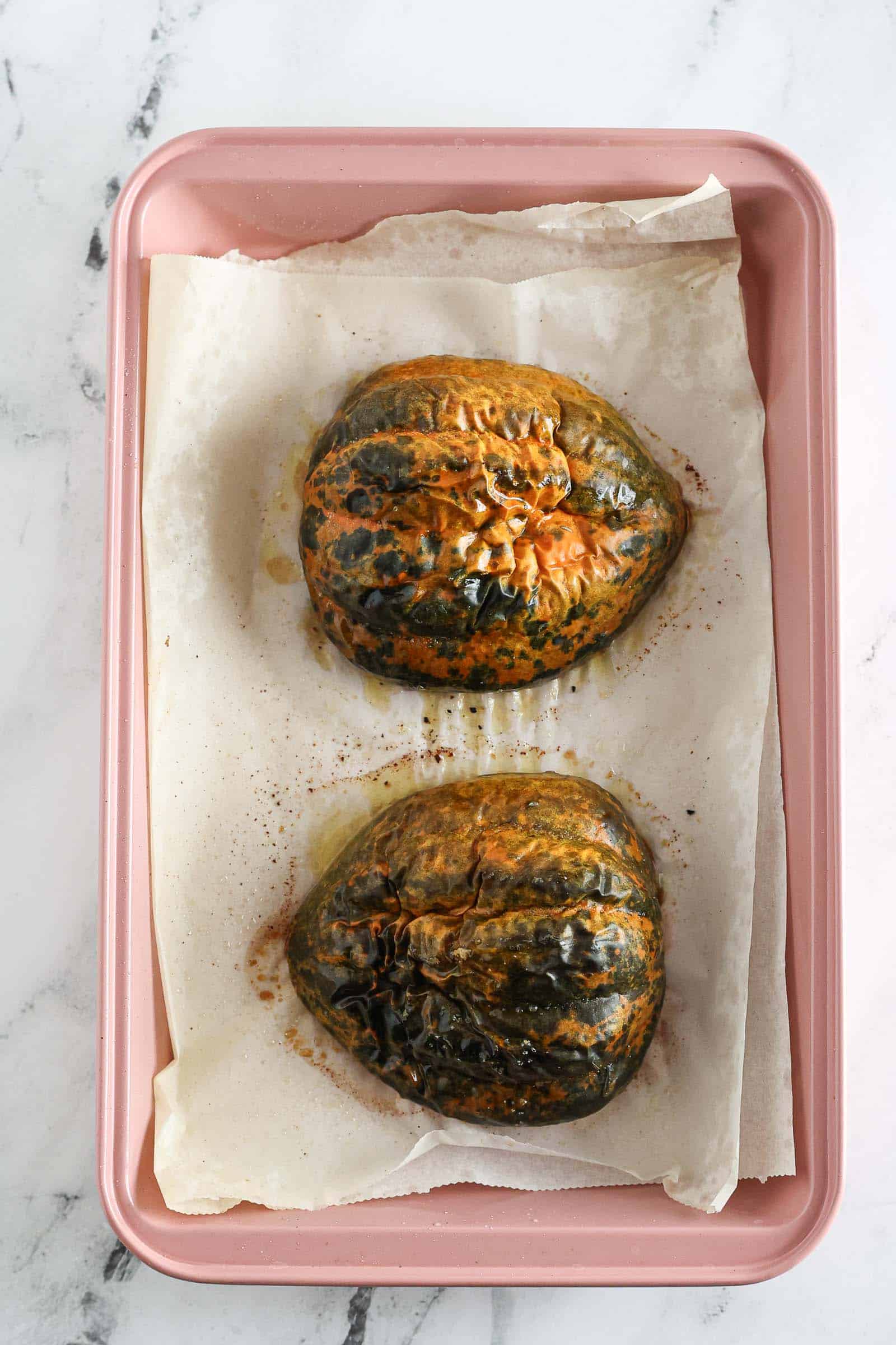 Acorn Squash roasted