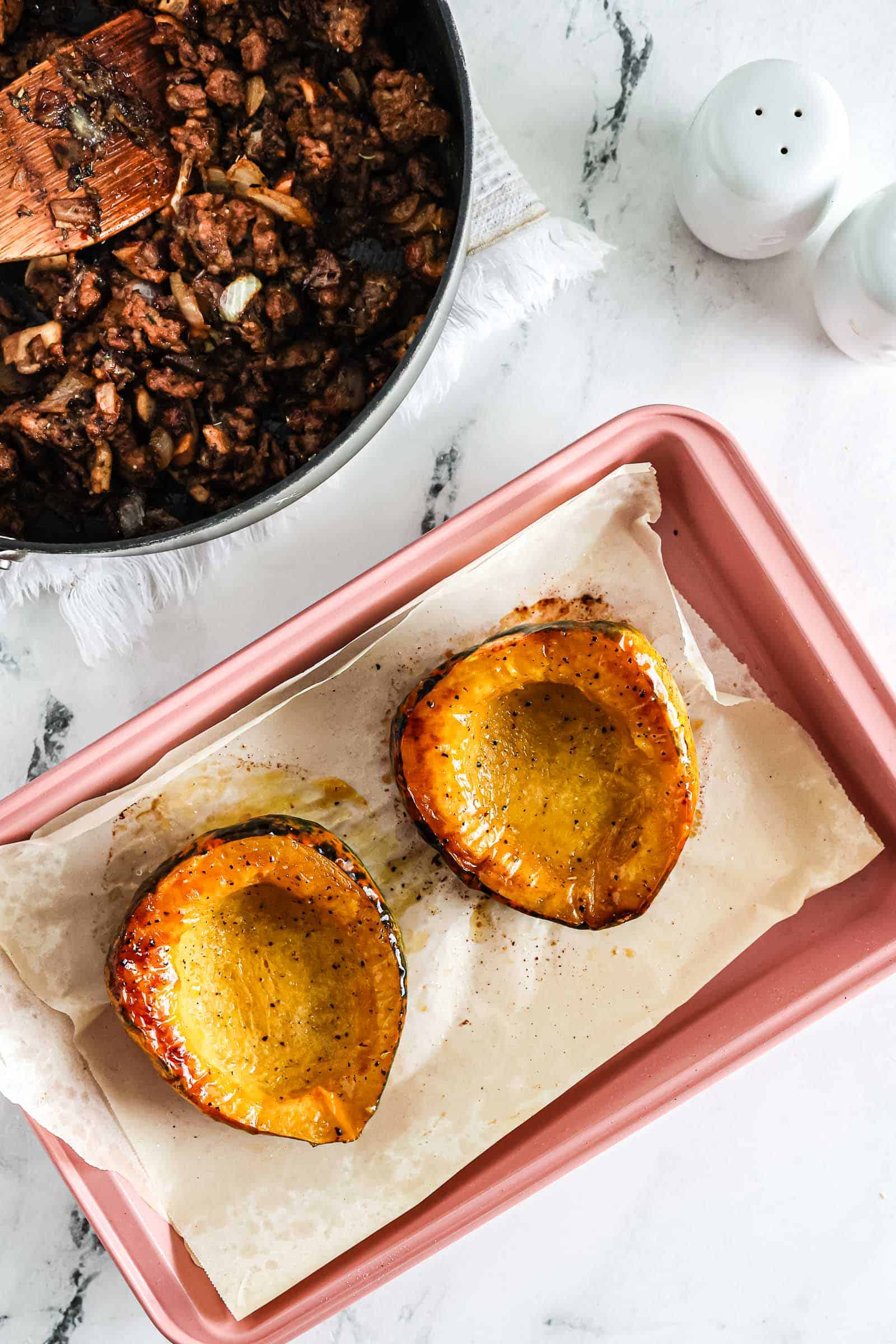 Acorn Squash roasted