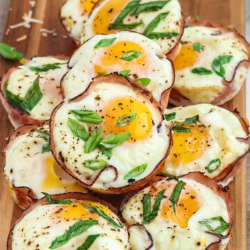 Ham and Cheese Egg Cups