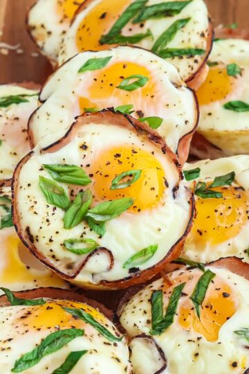 Ham and Cheese Egg Cups
