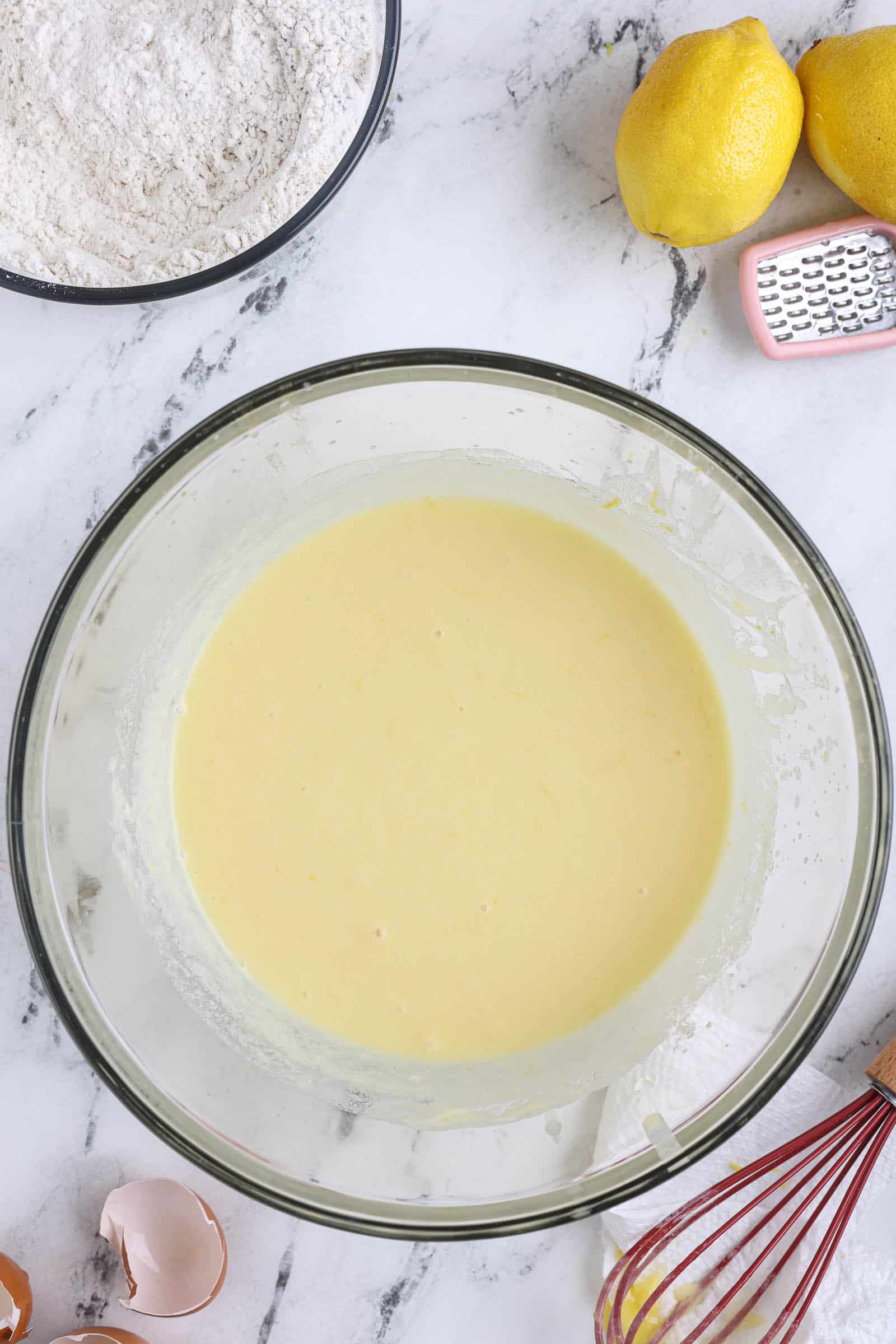 Mix together wet ingredients