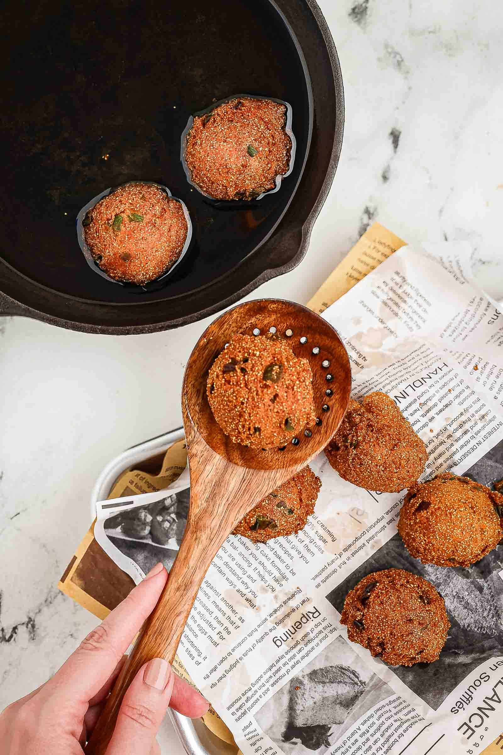 Hush puppies process